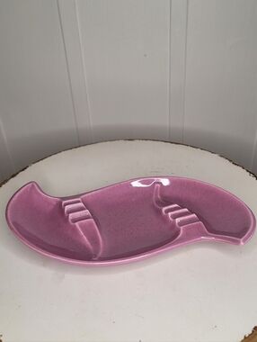 MCM Red Wing Pottery Ashtray In Mauve